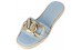 Sante γαλάζια espadrilla με χρυσή αλυσίδα 21-123 NEW ARRIVALS